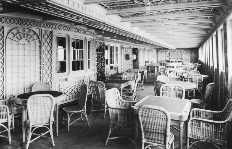 Inside view of Titanic